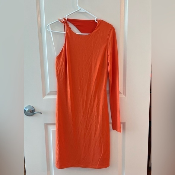 HALSTON Kayleigh Jersey One Shoulder Minidress - Picture 5 of 16